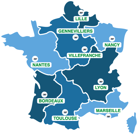 ACR Group - Carte de France Plateformes